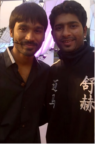 Our founder with Dhanush