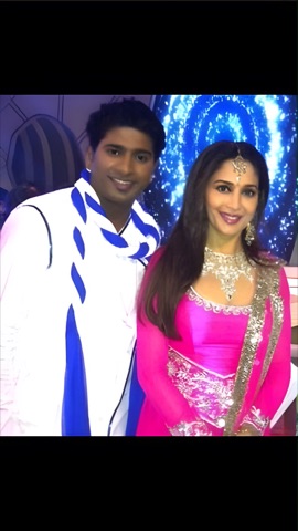 Our founder with Madhuri Dixit