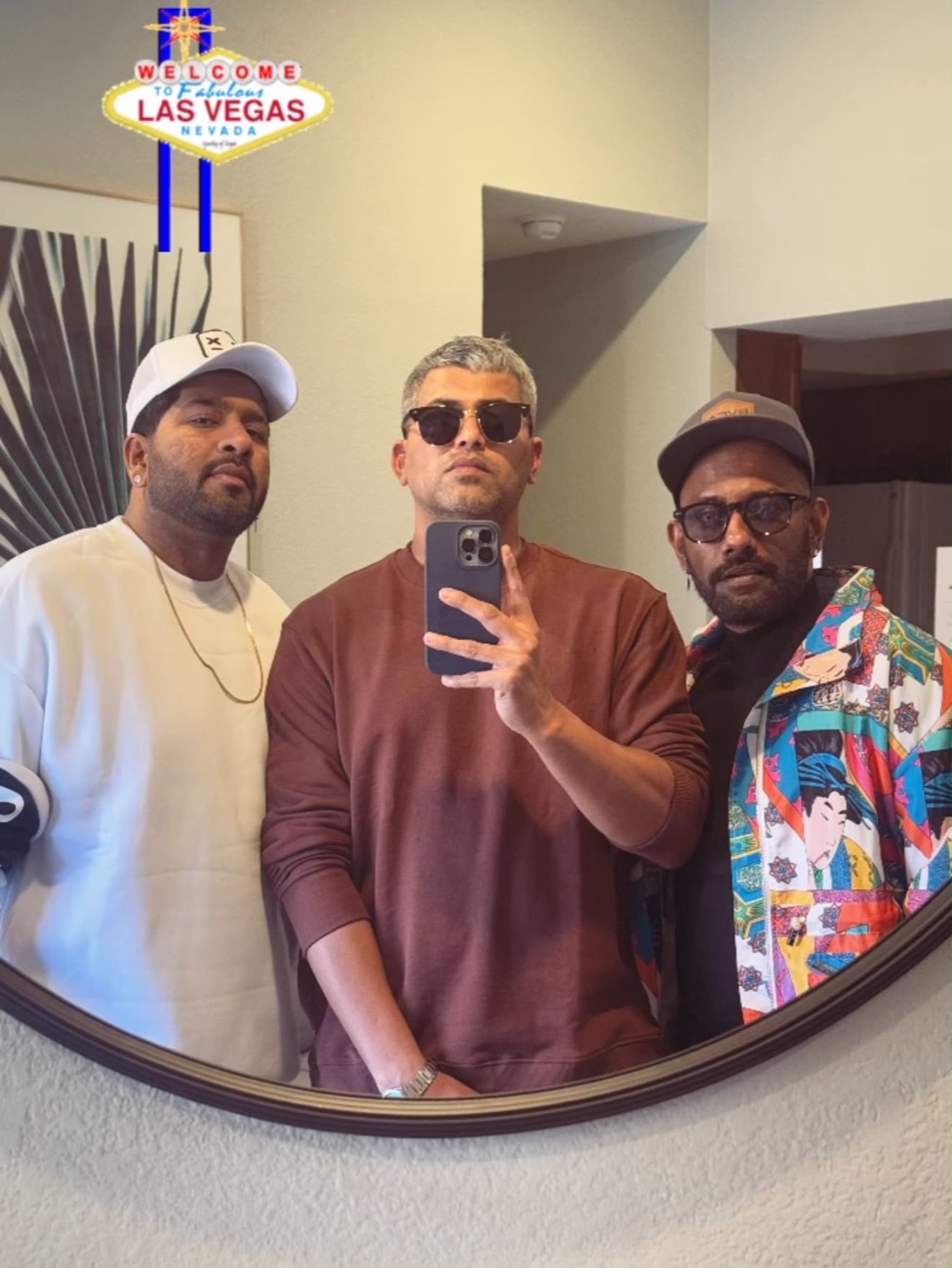 Our founder with fellow artists in Las Vegas